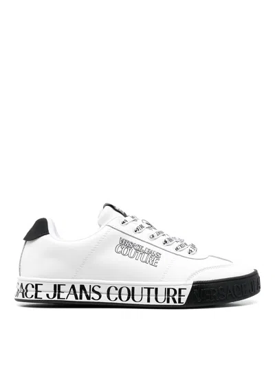 Versace Jeans Couture Logo-print Low-top Trainers In White