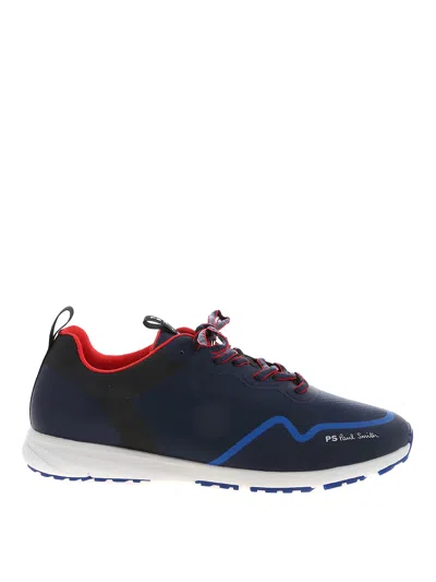 Paul Smith Sabre Navy Sneakers In Dark Blue