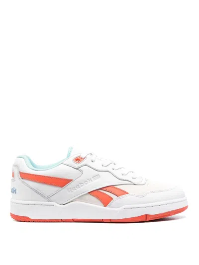 Reebok Bb4000 Leather Sneakers In Orange