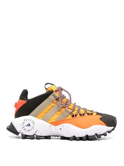 Adidas By Stella Mccartney Seeulater 30mm Hiking Sneakers In Orange