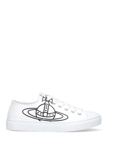 Vivienne Westwood "plimsoll Low Top 2.0" Sneakers In White