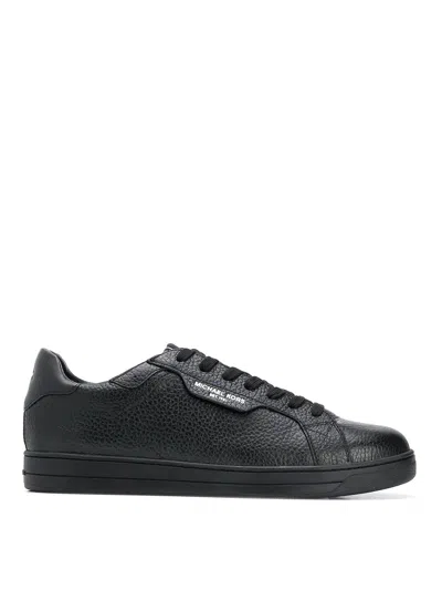 Michael Kors Keating Lace Up Trainers In Black