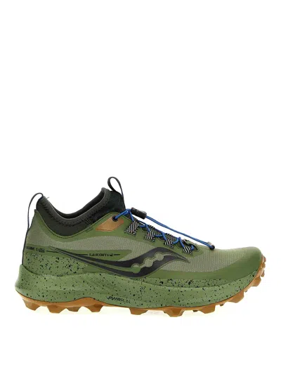 Saucony Peregrine 13 Gtx Sneakers In Green