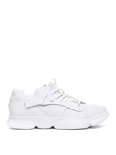 Camper Multicolor Karst Sneakers With Round Toe In White