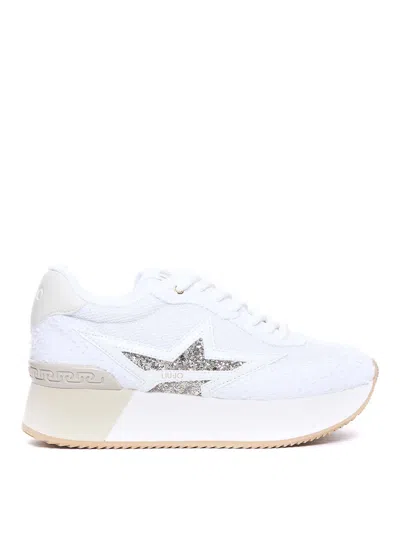 Liu •jo Dreamy Platform Trainers In White