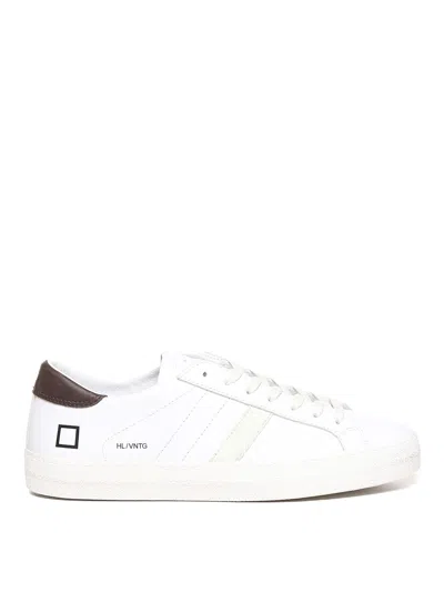 Date Vintage Hill Low Sneakers In White