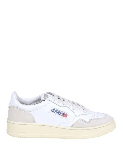 Autry Logo Patched Sneakers In White