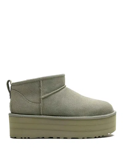 Ugg Classic Ultra Mini Boots In Green