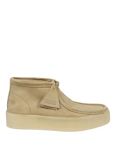 Clarks Wallabee Cup Bt Suede Leather Shoes In Brown