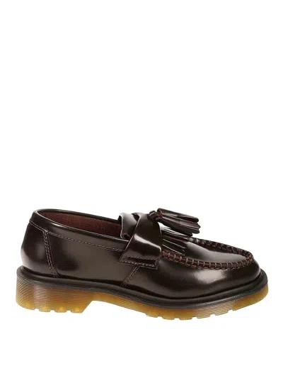 Dr. Martens' Leather Loafers In Red