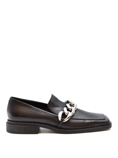 Vic Matie Moccasins In Black