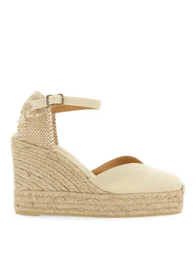 Castaã±er Wedge Clarified In Beige