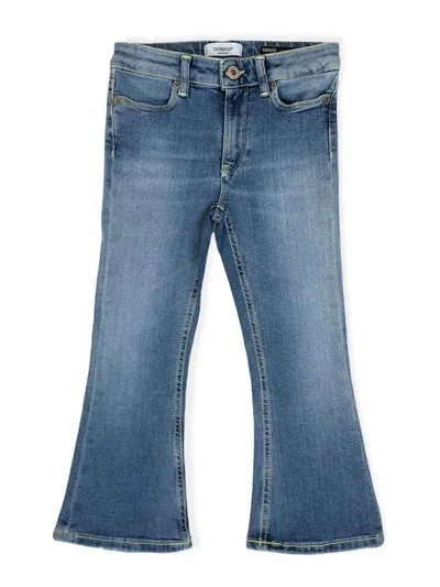 Dondup Kids' Mandy Flared Jeans In Medium Wash In Blue