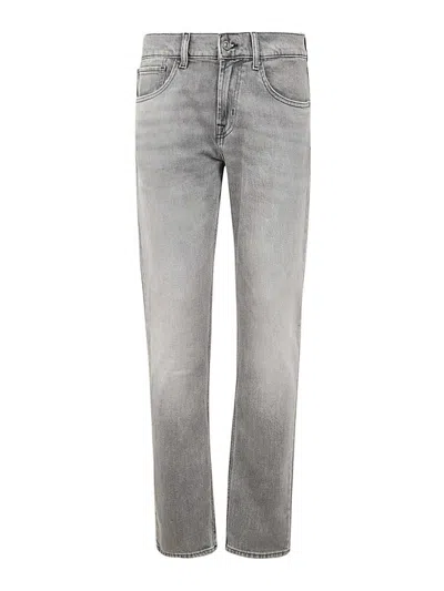 7 For All Mankind The Straight Growth Jeans In Grey