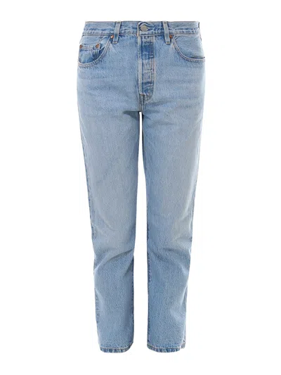 Levi's Five Pocket Straight-leg Jeans In Medium Wash