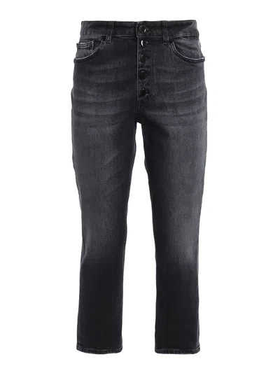 Dondup Koons Gioiello Jeans In Black
