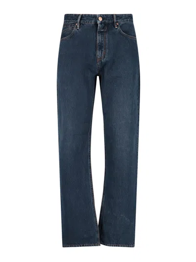 Closed Straight Leg Jeans In Blue