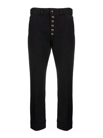 Dondup Cotton Jeans In Black