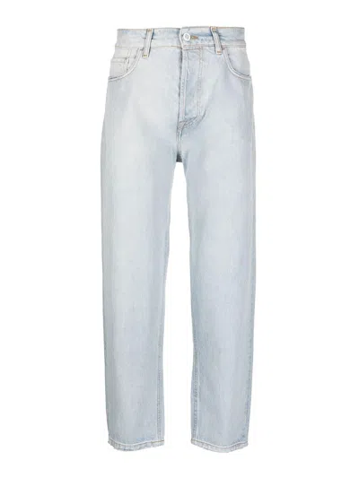 Amish Jeremiah Straight-leg Jeans In Light Wash