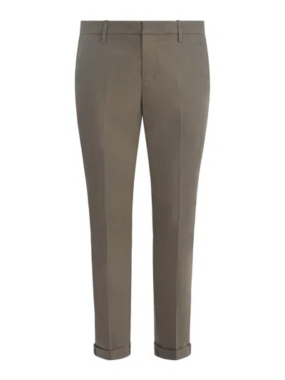 Dondup Trousers  Gaubert Slim In Cotton In Grey