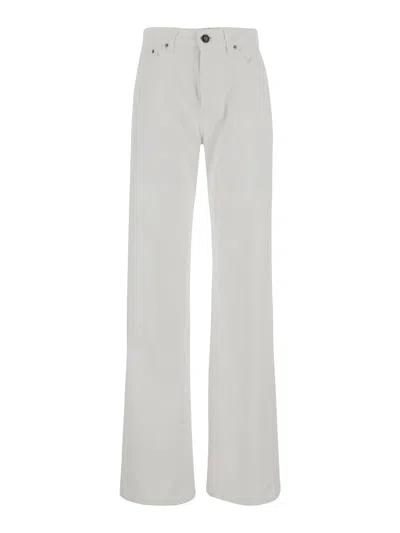 Semicouture Flared Jeans In White