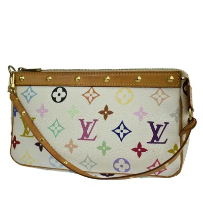Pre-owned Louis Vuitton Pochette Accessoires Multicolour Canvas Clutch Bag ()