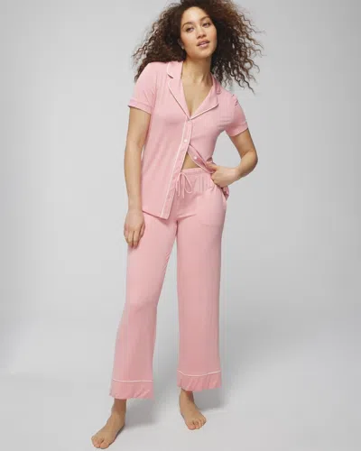 Soma Women's Cool Nights Pajama Pants In Blush Pink Size Xl |