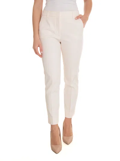 Weekend Max Mara Vite New York Style Trousers In White