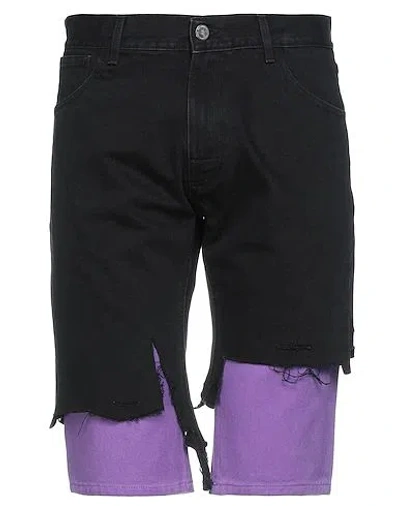 Pre-owned Raf Simons Denim Shorts In Black