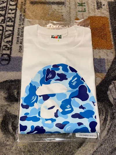 Pre-owned Bape Abc Camo By Bathing Ape Tee (x ) In White