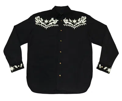 Pre-owned Jean Paul Gaultier Design Vintage Brand  Shirt 1990s In Black
