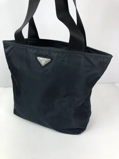 Pre-owned Prada Tessuto Nylon Tote Bag In Blue
