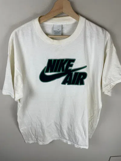 Pre-owned Nike X Vintage Nike Swoosh Logo T-shirt In White