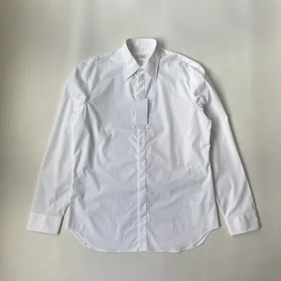 Pre-owned Maison Margiela S/s 21 Oversized White Cotton Shirt