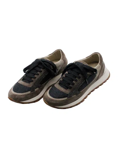 Brunello Cucinelli Sneakers In Grey