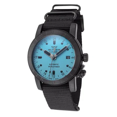 Glycine Men's 42mm Fabric Watch Gl0491 In Black