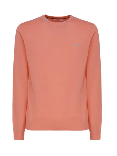 Sun 68 Sweater With Logo In Pink