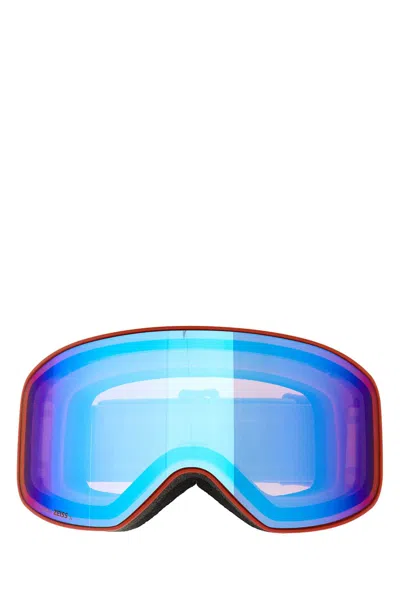 Chloé Red Acetate Snow Mask In Blue
