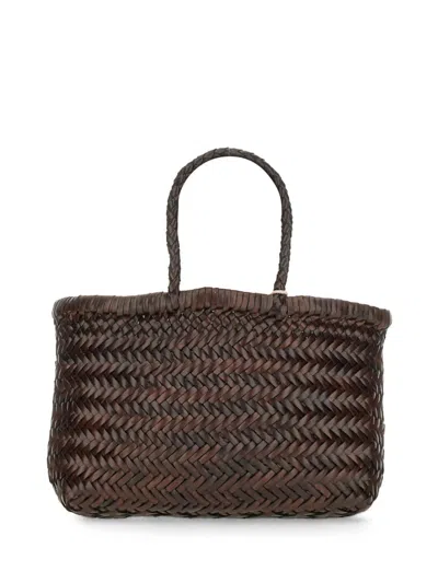 Dragon Diffusion Flat Bag Gora Mini In Brown