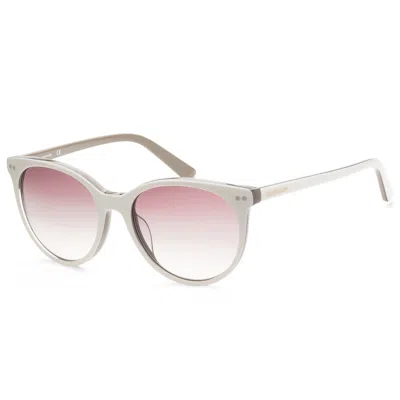 Calvin Klein Women's 55mm Beige Sunglasses Ck18509s-107 In White
