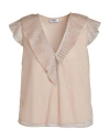 Liu •jo Woman Top Blush Size 8 Polyester In Pink