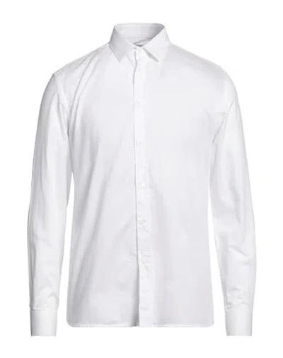 Grey Daniele Alessandrini Man Shirt White Size 16 ½ Cotton