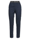 Ermanno Firenze Woman Pants Navy Blue Size 4 Cotton, Polyamide, Rubber