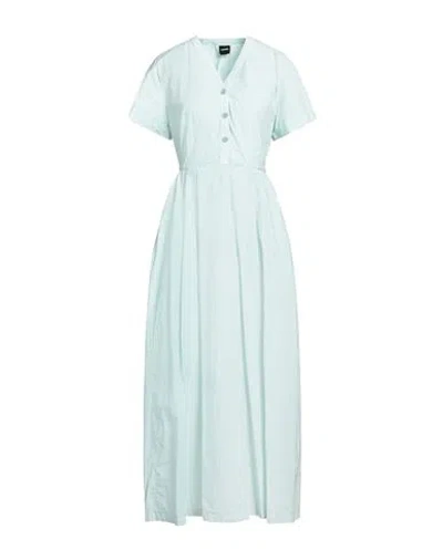 Aspesi Woman Maxi Dress Light Green Size 8 Cotton