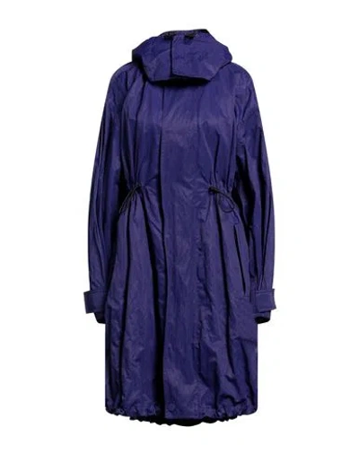 Bottega Veneta Woman Overcoat & Trench Coat Purple Size Xs Polyamide, Cotton, Metallic Fiber, Acryli