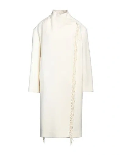 Iro Woman Coat Ivory Size 10 Wool, Polyamide, Cashmere In White