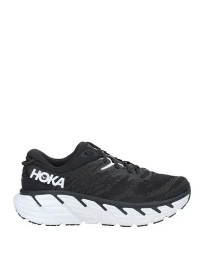 Hoka One One Man Sneakers Black Size 9 Textile Fibers
