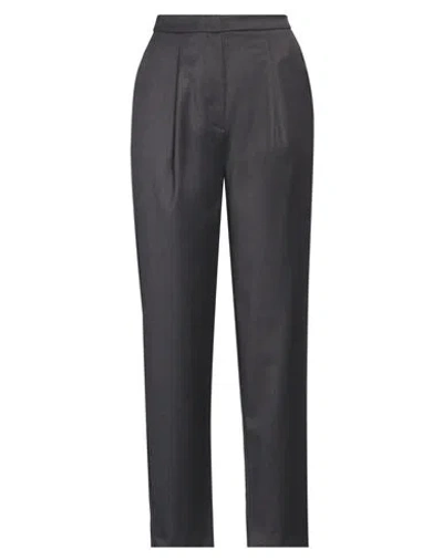 Maria Vittoria Paolillo Mvp Woman Pants Lead Size 10 Polyester, Wool, Elastane In Grey