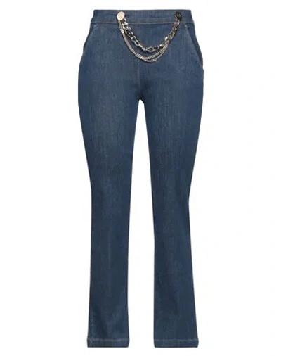 Liu •jo Woman Jeans Blue Size 31 Cotton, Polyester, Elastane