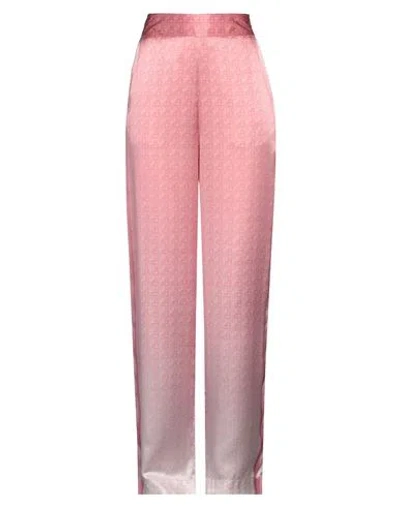Casablanca Woman Pants Pink Size 4 Silk